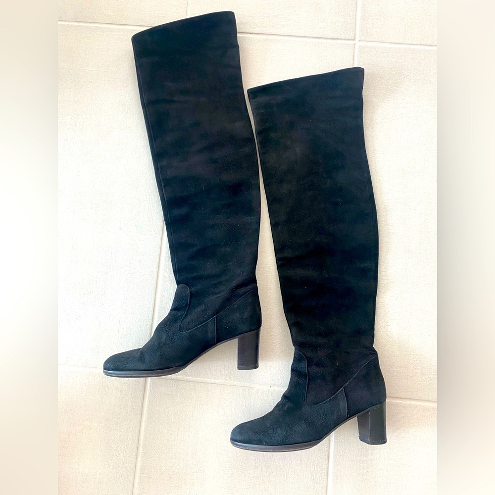 Vero Cuoio over - the - knee suede boots size 7